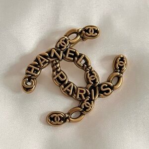 Gold Chanel Brooch
